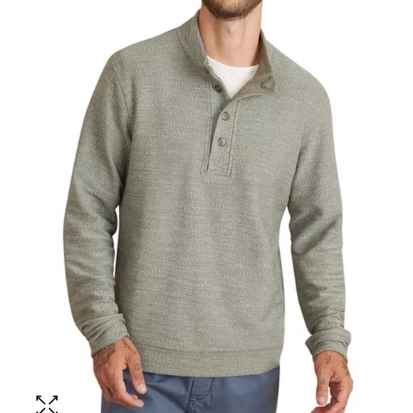 Marine Layer Clayton Long Sleeve Henley SZ M - Picture 1 of 6